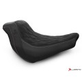 LUIMOTO (Hex-Diamond) Rider Seat Cover for the HARLEY DAVIDSON LOW RIDER S (2016+)